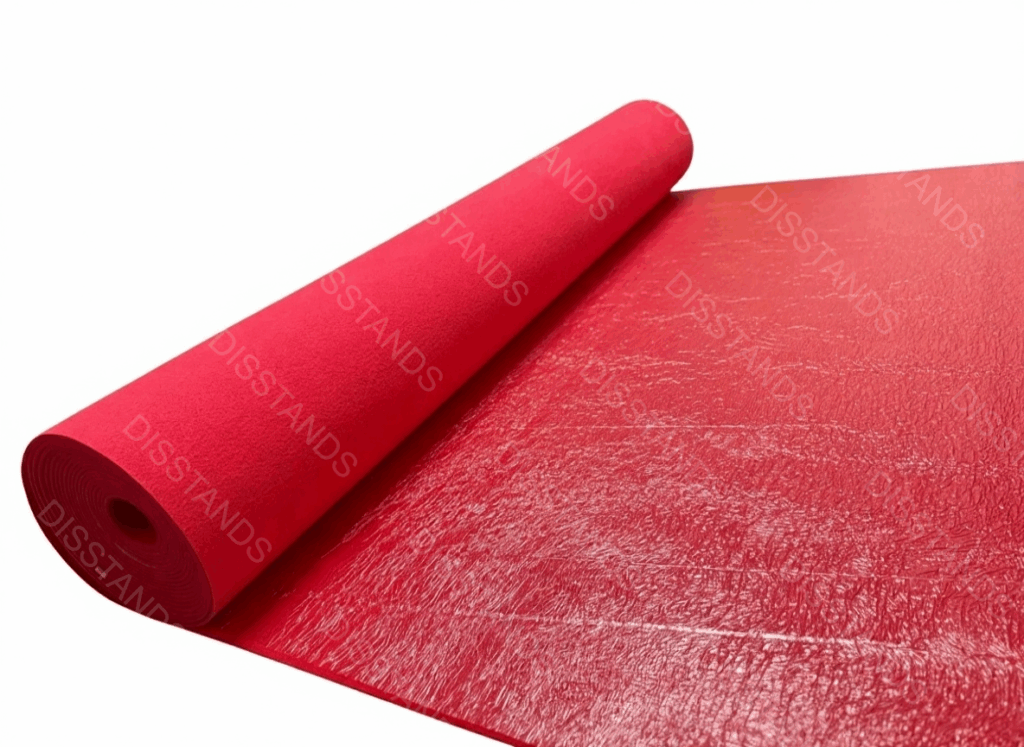 Moqueta Roja para Eventos en Barcelona | Disstands