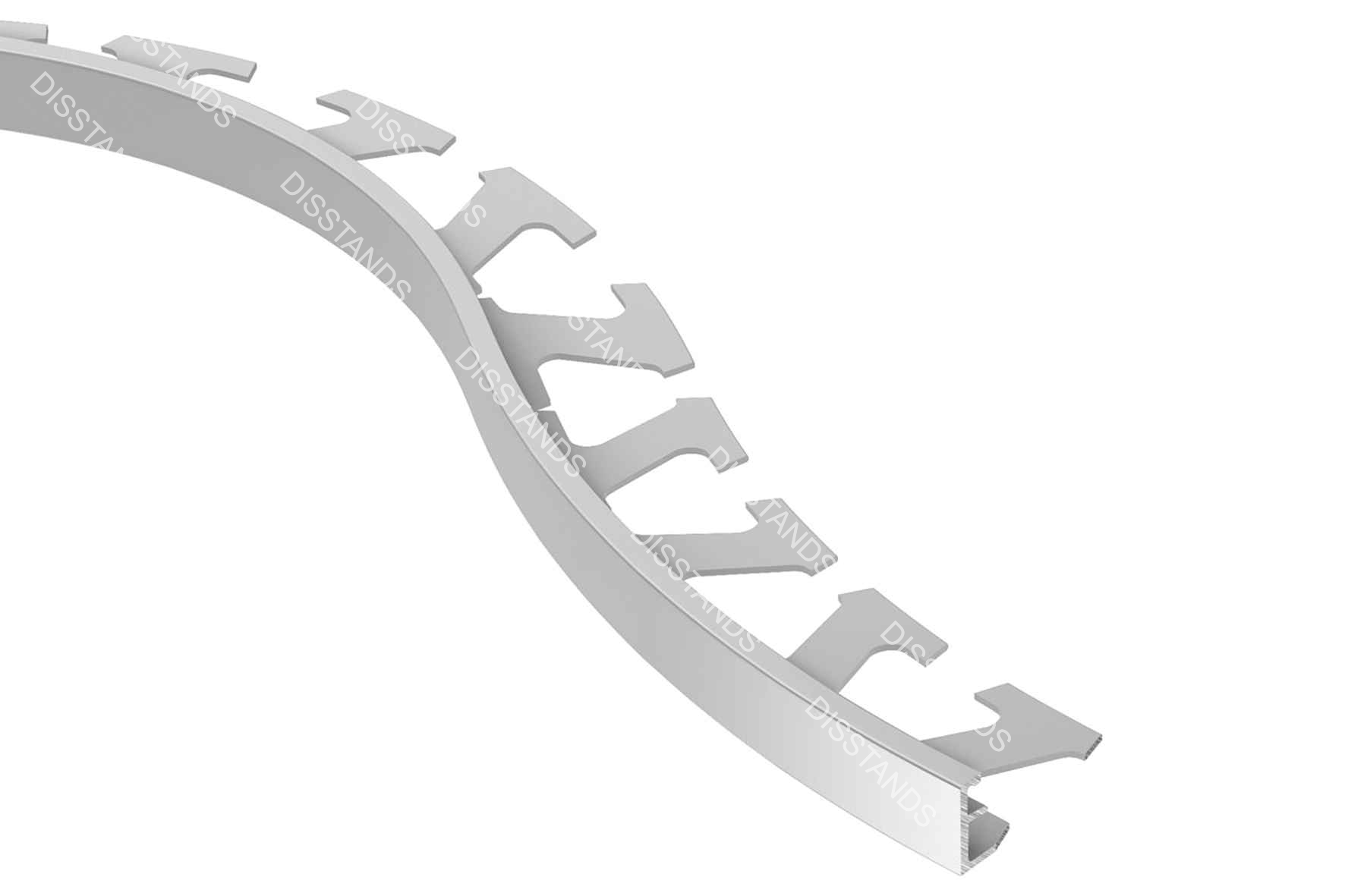 Aluminio Anodizado Mate Recto AE45 - 4,5MM - Estándar