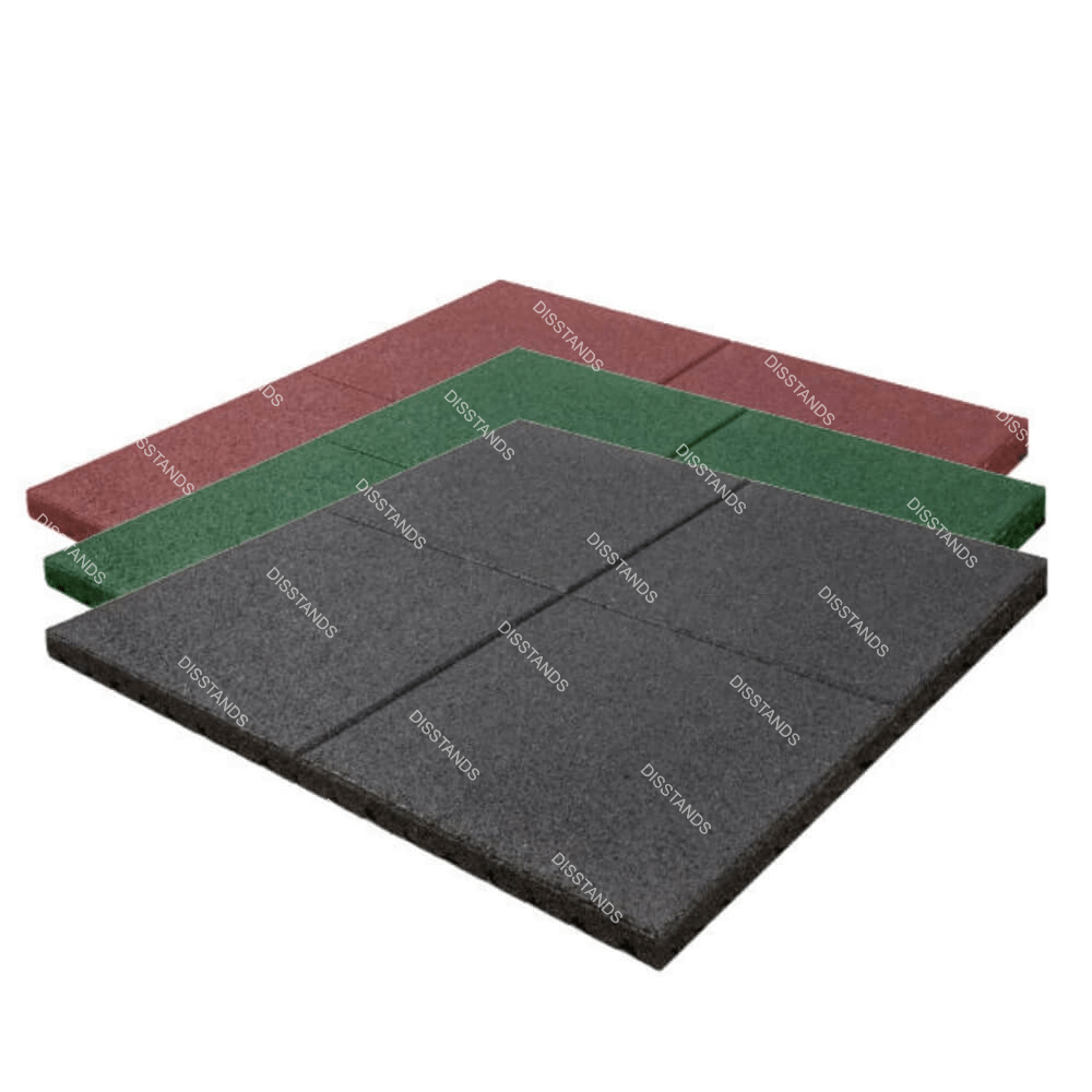 Loseta de Caucho 50x50 - Negro