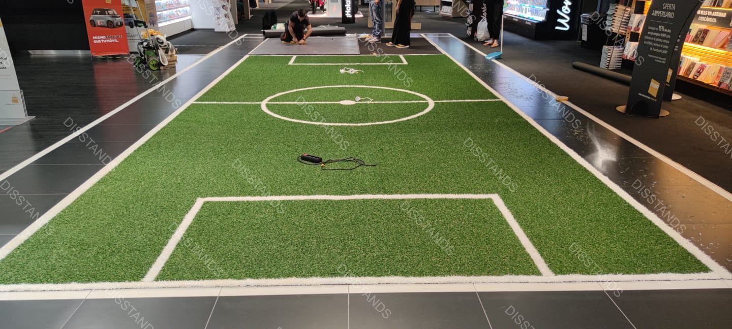 Césped Bredis 30MM - Pista de fútbol en interior