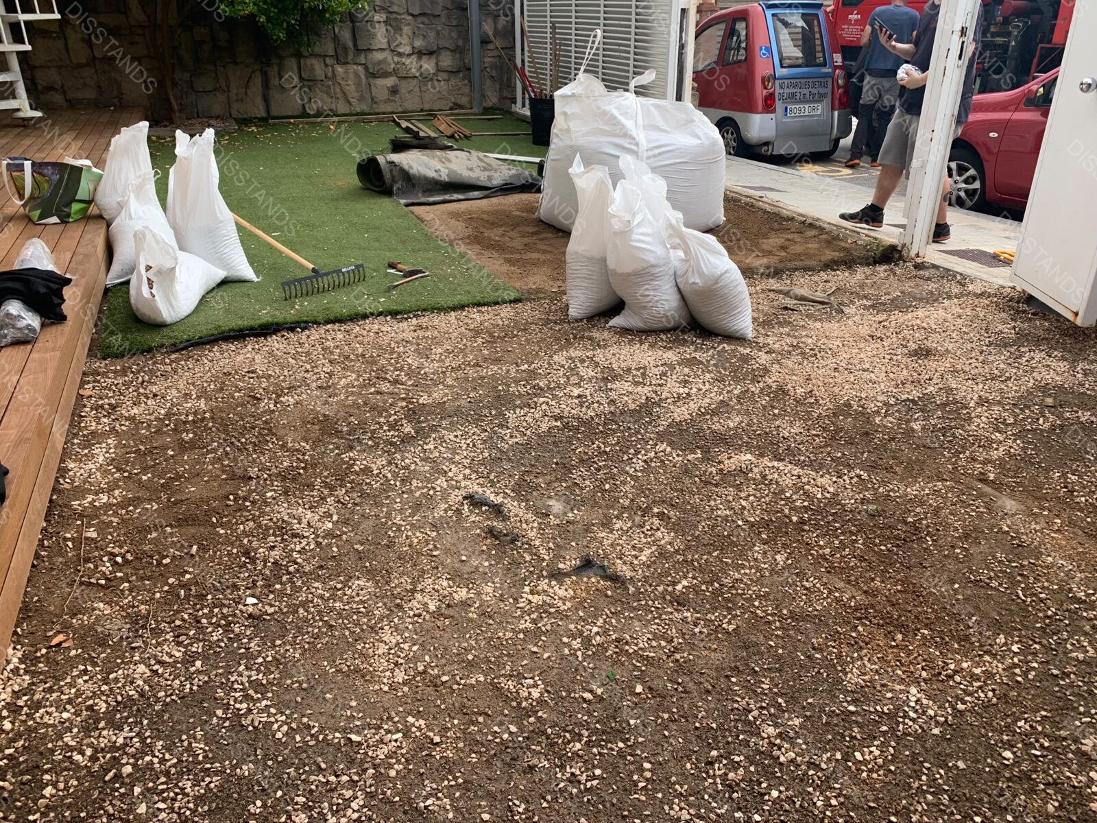 Césped Bredis 30MM - Antes: preparación del terreno