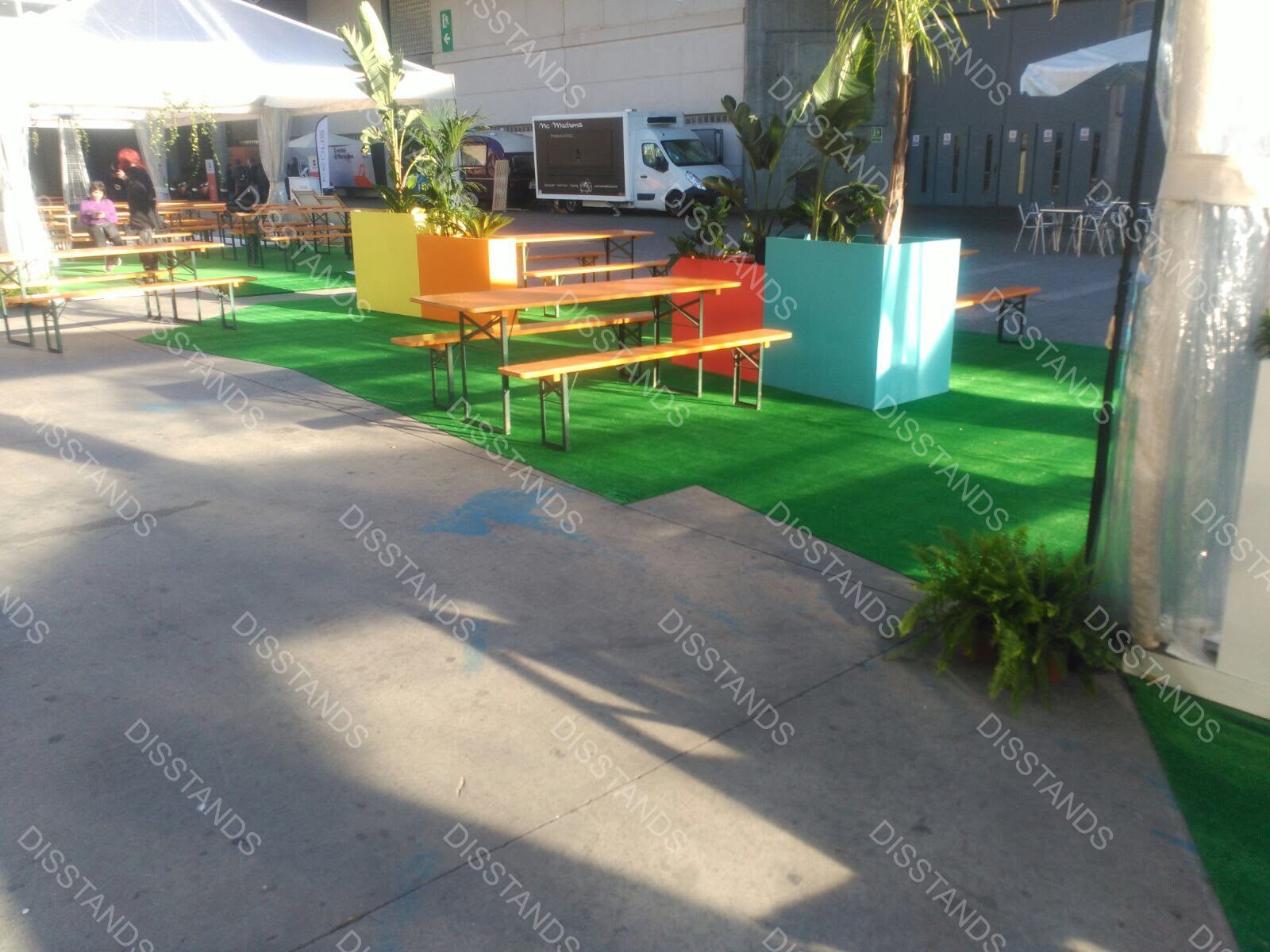 Césped Greendis 7MM - Terraza de evento