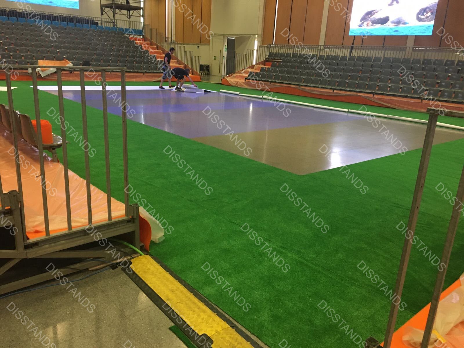 Césped Greendis 7MM - Pabellón, perímetro de pista