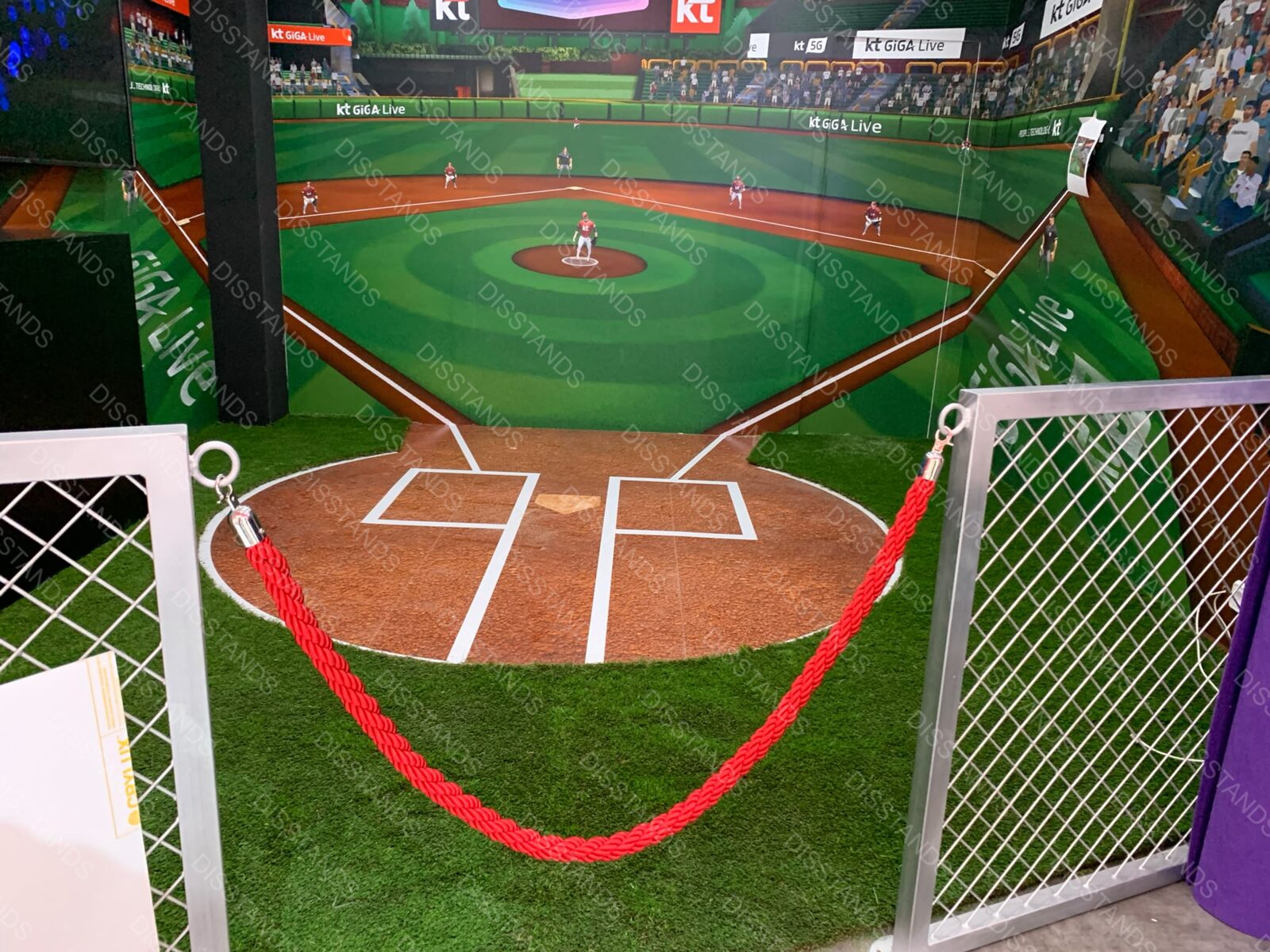Césped Mondis 40MM - Diamante de béisbol en interior