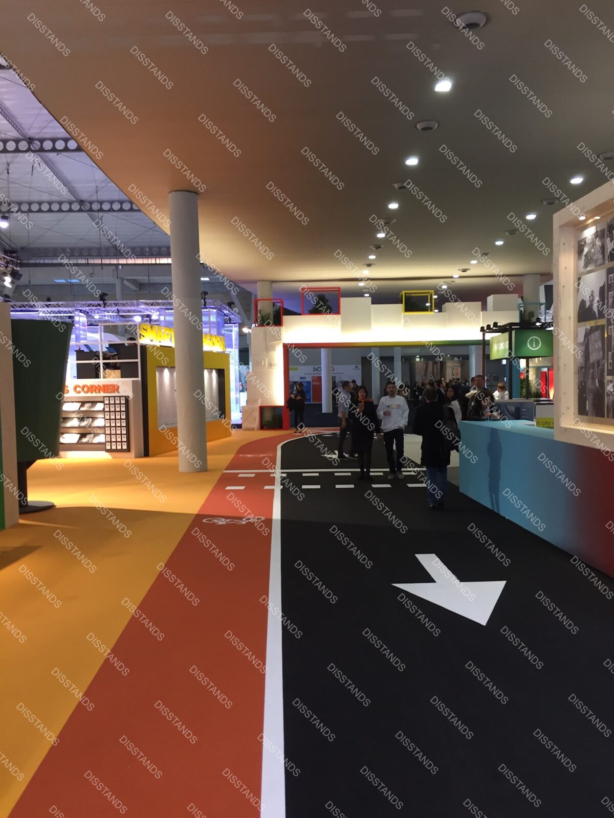 Moqueta Ferial Colores Especiales - trabajo realizado