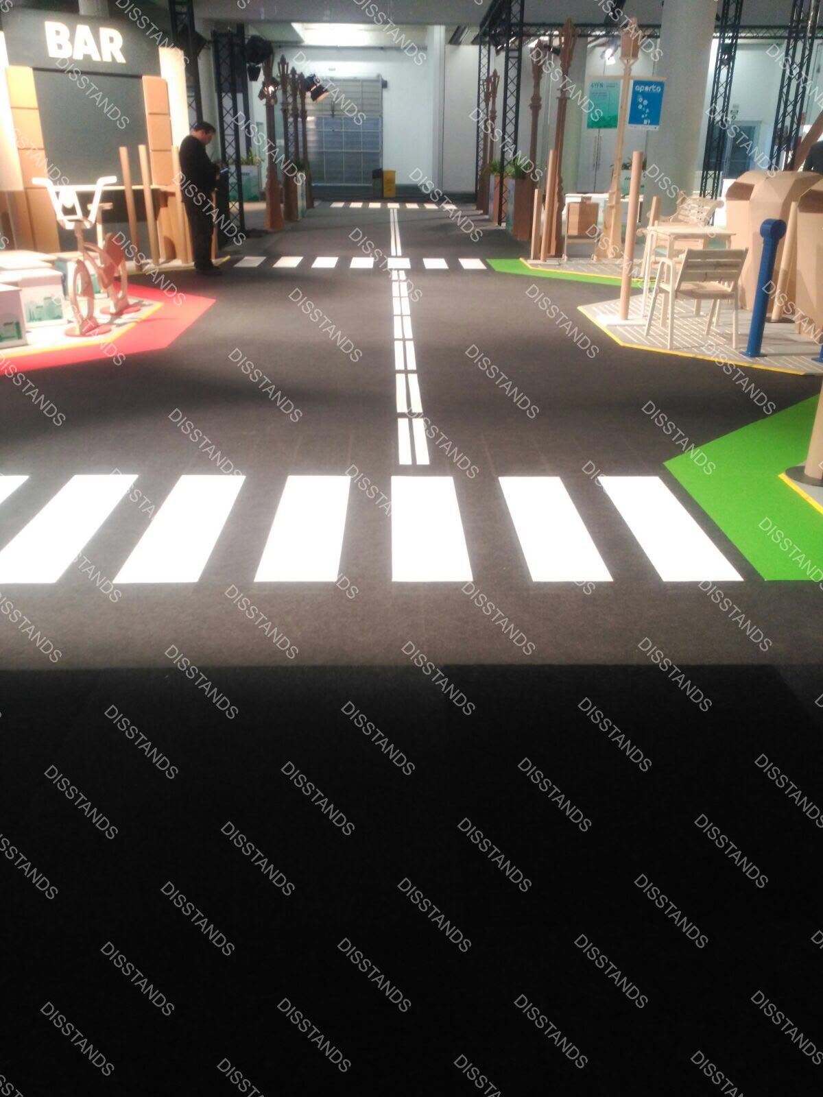 Moqueta Ferial Colores Especiales - trabajo realizado