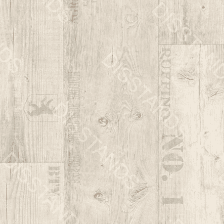 Suelo Vinílico en Rollo Memphidis 507 Parquet Blanco Vintage