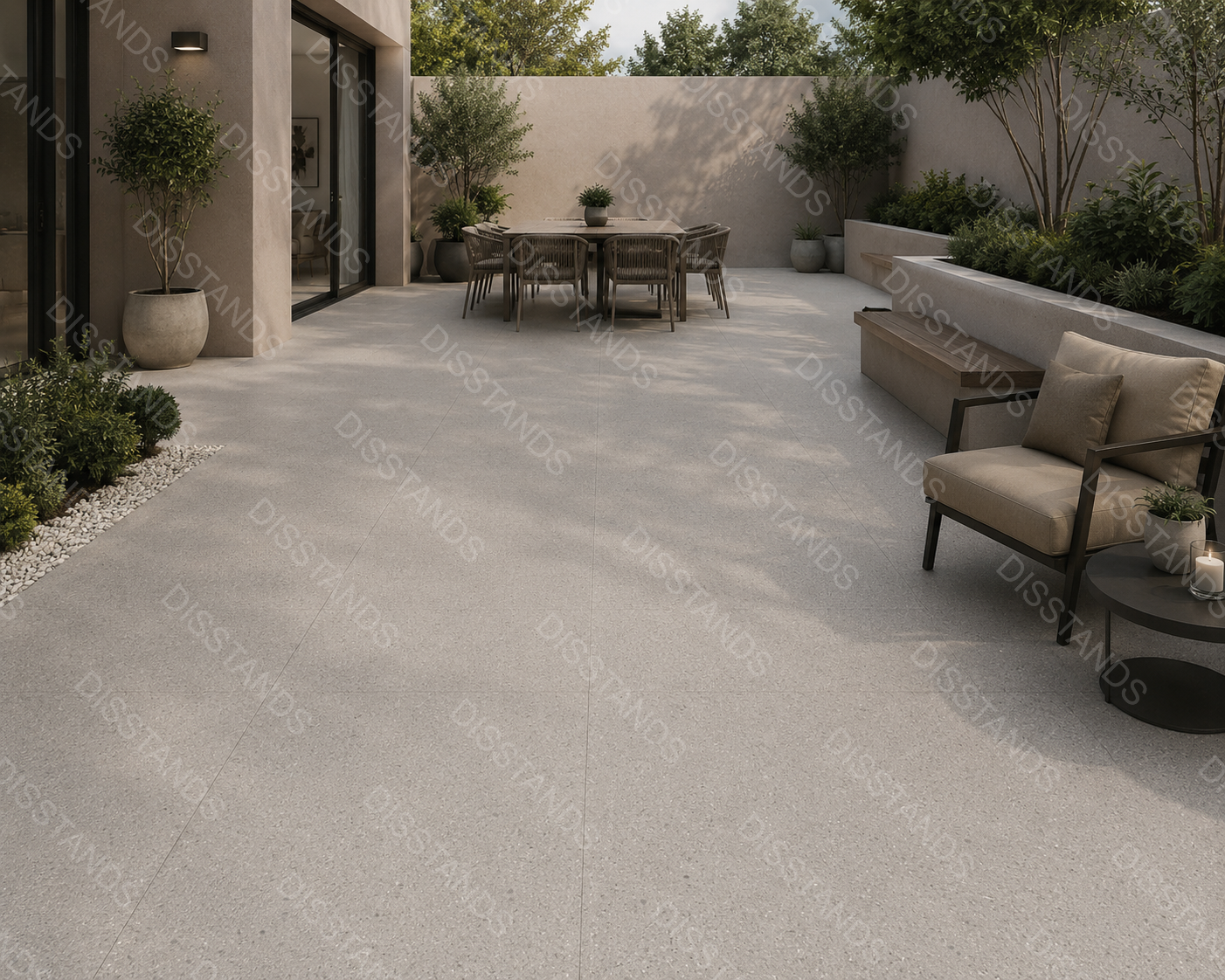 Suelo Vinílico en Rollo Bindis Sandis 592 Granito Gris